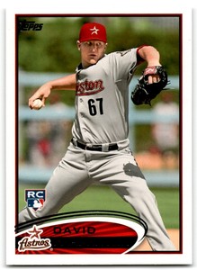 2012 TOPPS DAVID CARPENTER RC HOUSTON ASTROS #595