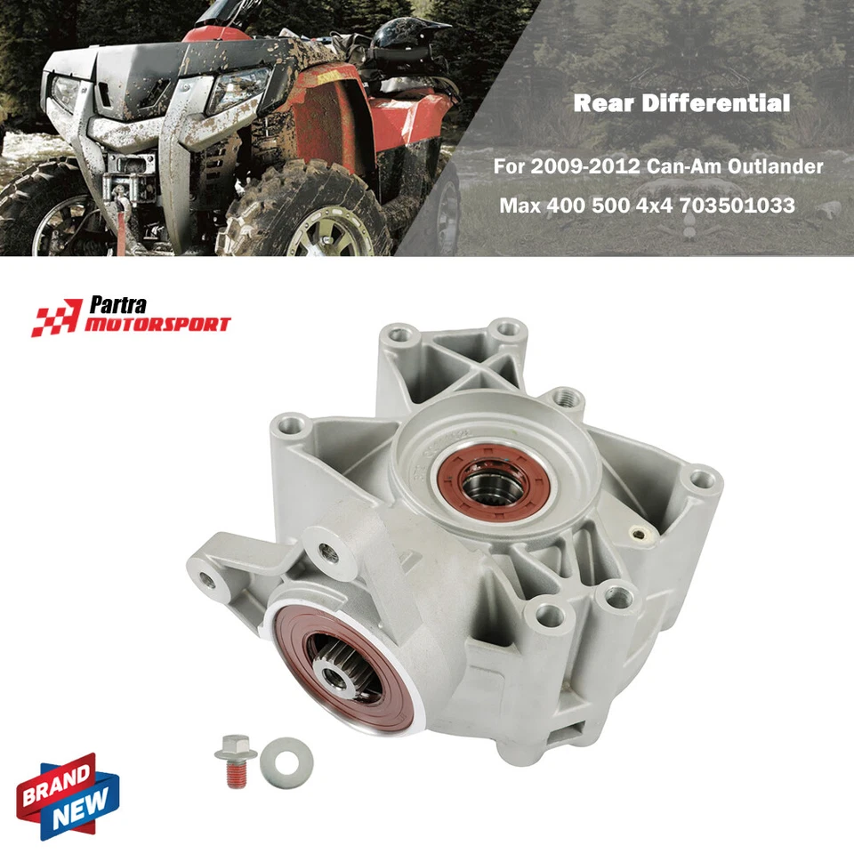 Fit For Can-Am Outlander Max 400 500 4x4 2009-2012 703501033 Rear Differential - Изображение 1 из 4