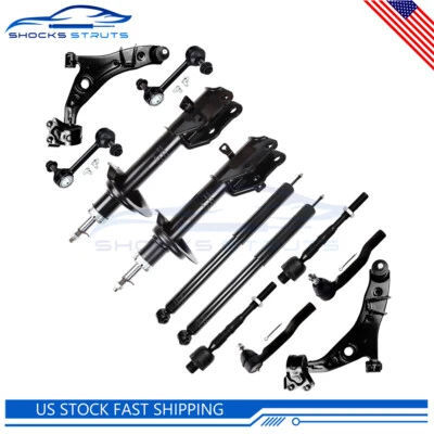 12 Pcs For 2007-2009 Ford Edge Lincoln MKX Front Rear Shock Strut Suspension Kit Foto 1 de 4