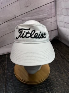Titleist White Golf Visor Embroidered Hat, Adjustable - Picture 1 of 14