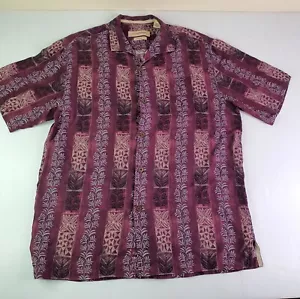 Tommy Bahama Silk Hawaiian Shirt Mens Size M Original / Relaxed Fit Vintage - Bild 1 von 10