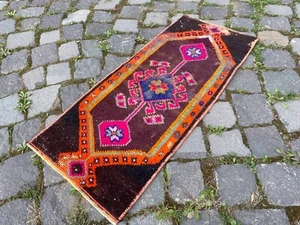 Small Rug Door Mat Bath Mat Wool Rug Oushak Rug Traditional Rug Floor Rug - Picture 1 of 10