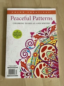 Peaceful Patterns Coloring To Relax And Soothe  New - Picture 1 of 5