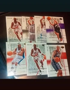 2003-04 upper deck ultimate collection X 7 Lot Jason Kidd /750 Ebay 1/1 Lot Ssp - Picture 1 of 4