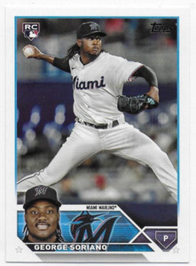 2023 Topps Update #US320 George Soriano RC - Miami Marlins