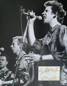SHANE MaCGOWAN Signed 14x11 Photo Display THE POGUES Fairytale Of New York COA - Picture 1 of 1