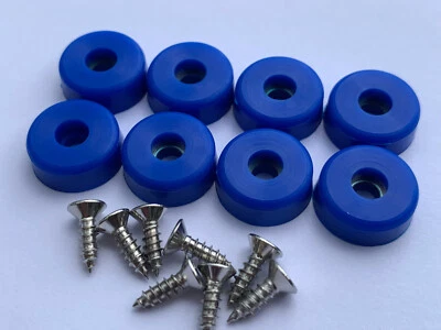 9/16"DIA Small Cutting Board Rubber Bumpers LOW PROFILE Silicone Black Clear - Image 1 of 4