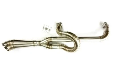 Handmade Exhaust  2 into 1 Fits Harley Davidson Dyna Wide Glide  1999-2017  - Image 1 of 4