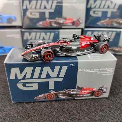 MINI GT ALFA ROMEO F1 C43 #24 ZHOU GUANYU AUSTRALIAN GP 2023 1:64 NUOVO.B - Immagine 1 di 4