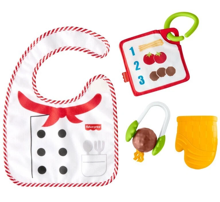 Fisher- Cutest Chef Gift Set Baby 3m Mattel Cooking Dress up Play
