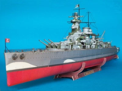 1:200 Scale German Cruiser Admiral Graf Spee DIY Handcraft Paper Model Kit- - Image 1 of 4