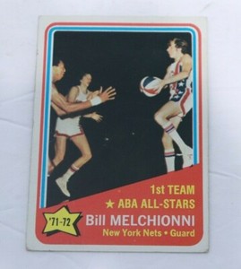 1972-73 Topps ABA Card #253 All Star Bill Melchionni New York Nets