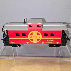 Vintage HO Life-Like ATSF Santa Fe 999851 Train Caboose Railroad Car Red - Picture 1 of 8
