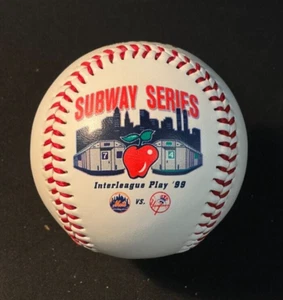 1999 Yankee Stadium Subway Series Mets vs Yankees Souvenir Baseball NEW - Picture 1 of 5