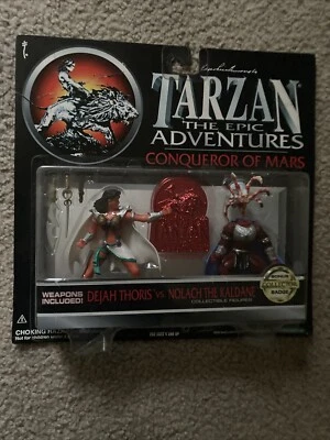 TARZAN CONQUISTADOR DE MARS DEJAH Thoris vs Nolach The Kaldane 1995 trendmasters - Imagem 1 de 3