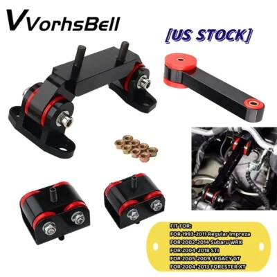 Kit de montaje de motor y transmisión mejorado para 93-11 Impreza 04-12 Subaru STI WRX Foto 1 de 4