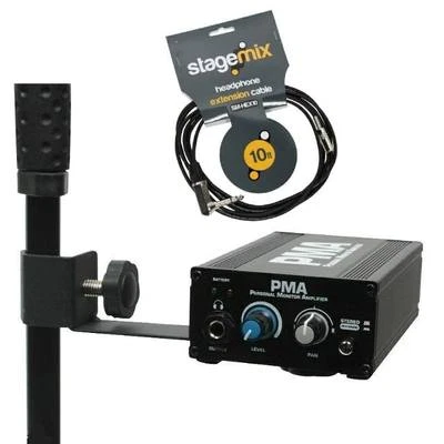 Elite Core PMA Wired in ear Amp System with Cable 10 ft and Clamp Adapter