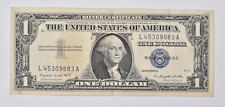 Crisp AU/Unc 1957-A Silver Certificate Blue Seal $1 Note *819