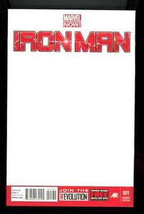 Cómic boceto en blanco Iron Man Marvel variante #1 C1 - Imagen 1 de 2