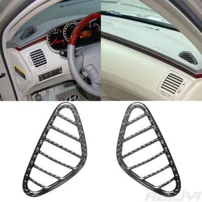Cubierta de ventilación de aire interior de fibra de carbono para Hyundai Azera 2006-2011 Foto 1 de 4