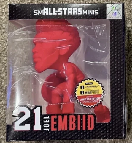 Joel Embiid Nba Small Stars mini RED color Varient !!! VERY Rare Chase figure Cover
