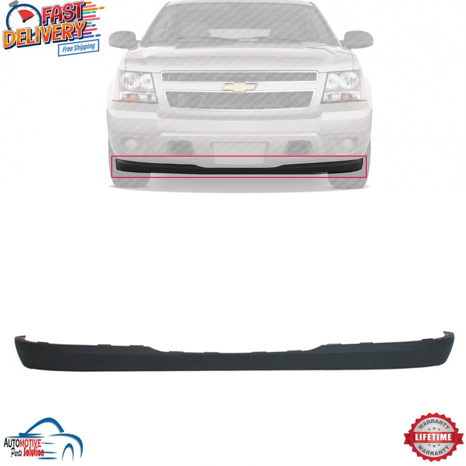 NEW FRONT BUMPER VALANCE AIR DEFLECTOR FOR 2007-2014 CHEVROLET TAHOE GM1092208 - Image 1 of 4