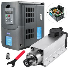 4KW Air Cooled Spindle Motor + 4KW VFD for CNC Router Engraving Milling Machine
