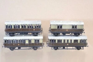 RATIO K's KIT RÂTEAU CONSTRUIT de 4 AUTOCAR SUBURBAIN 4 ROUES MÉTÉOROLOGIQUE GWR om - Photo 1 sur 10