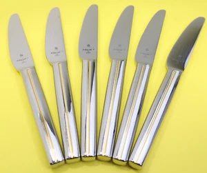 WMF Cromargan RUE ROYALE GOLD Stainless 6 Dinner Knife 18/8 Glossy Flatware - Picture 1 of 4