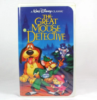 RARE Black Diamond Edit. The Great Mouse Detective VHS Tape~Walt Disney Classic - Image 1 of 4