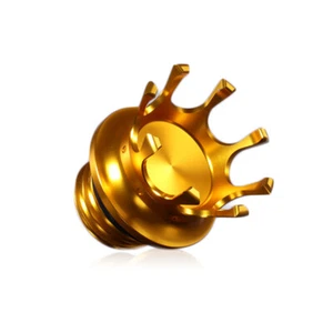 Motorcycle CNC King Crown Gas Fuel Tank Cap For Harley Softail Sportster XL883 - Bild 1 von 6