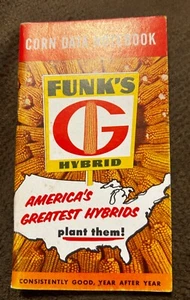 1957 Seed Corn Memo Book Funk's G HYBRIDS - Picture 1 of 2