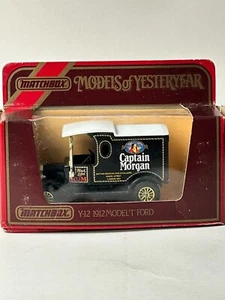 Matchbox Models of Yesteryear Y-12 1912 Ford Model T Captain Morgan with Box - Picture 1 of 8