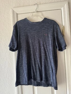 Camisa mediana con logotipo de tiburón jaspeada informal al aire libre manga corta Greg Norman  Foto 1 de 4