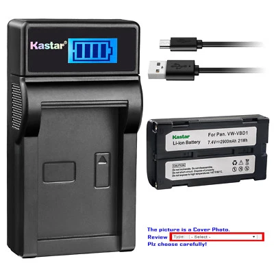 Cargador USB de batería LCD Kastar para RCA CC8251 PRO 598 PRO 698H PRO 742 BDC-70 Foto 1 de 4