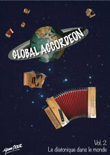 Tabulaturen Global Akkordeon " Der Diatonisch IN Welt " Vol. 2 + CD, Yann Dour