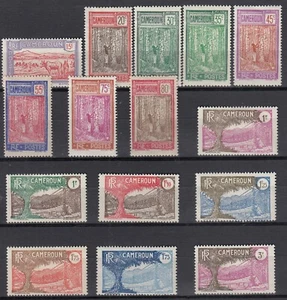 TIMBRE CAMEROUN SERIE COMPLETE N° 134/148 NEUVE * GOMME AVEC CHARNIERE - Imagen 1 de 2