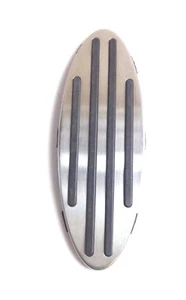 MINI Brushed Stainless Steel Foot Rest Dead Pedal Inlay - Insert Only - R53 OEM - Imagen 1 de 15