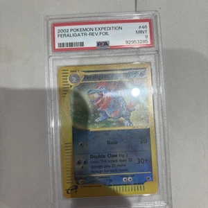 PSA 9 Pokemon Feraligatr Reverse Holo Expedition Base Set e-Series 46/165 - Picture 1 of 2