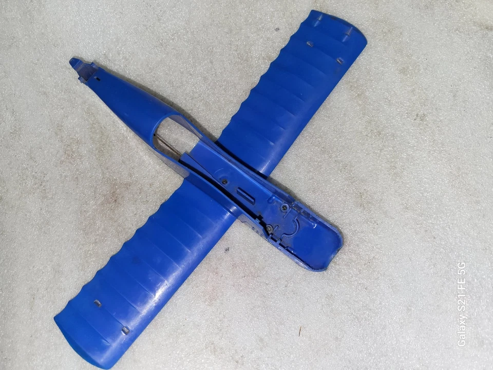 Vintage Cox Fokker Tether Plane Blue Fuselage Part  - Image 1 of 4