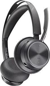 Poly Voyager Focus 2 UC Stereo Noise-Canceling On-Ear Headset - Black - Photo 1/4