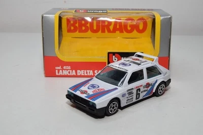 B73 1:43 BBURAGO BURAGO 4135 LANCIA DELTA S4 #6 RALLY BIANCO COME NUOVO - Immagine 1 di 4
