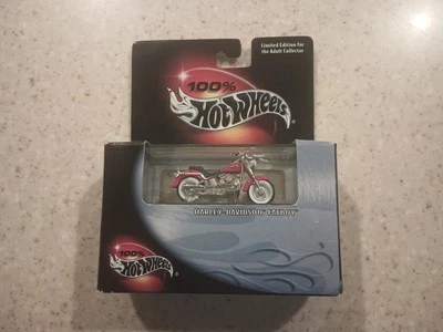 Hot Wheels Harley-Davidson Fat Boy Diecast Car Rojo NUEVA CAJA SELLADA Foto 1 de 4