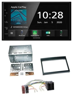 Kenwood Bluetooth MP3 DAB USB 2DIN Autoradio für Porsche 911, 996 (97-06) - Bild 1 von 4