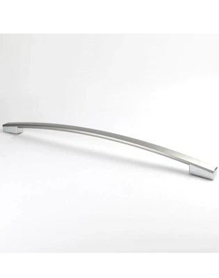 Mango de congelador de acero inoxidable para refrigerador GE WR12X36386 OEM Foto 1 de 2