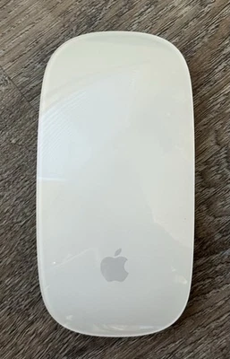 Apple Magic Mouse | 2nd Gen | A1657 | White / Silver | No Cable - Image 1 of 2