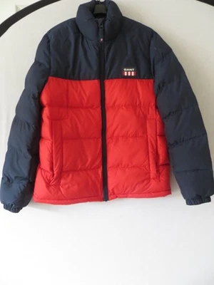 CHAQUETA GANT ROJA Y AZUL PUFFER CREMALLERA TALLA M NUEVA CON ETIQUETA Foto 1 de 4