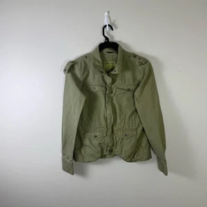 Oakley Worldwide Utility Jacket Women's Medium Olive Green Cotton Science & Art - Picture 1 of 5