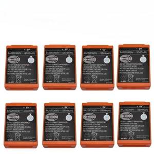 New 8x BA225030 2500mAh 6V Ni-Mh Battery for HBC Crane Remote Pump Truck Battery - Picture 1 of 9