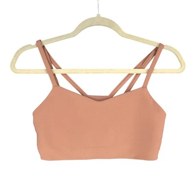 All In Motion Peach Nude Multi Strap Support Athletic Sports Bra Size Small - Image 1 of 4